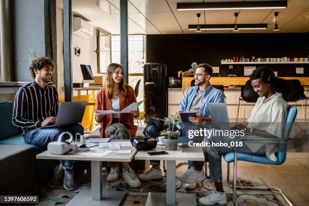 focused business team people in the office having a meeting. - team building stock pictures, royalty-free photos & images