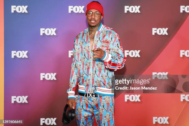 Nick Cannon attends the 2022 Fox Upfront on May 16, 2022 in New York City.