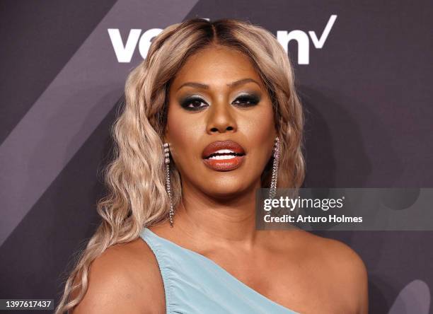 Laverne Cox attends the 26th Annual Webby Awards at Cipriani Wall Street on May 16, 2022 in New York City.