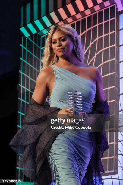 Laverne Cox onstage at the 26th Annual Webby Awards on May 16, 2022 in New York City.