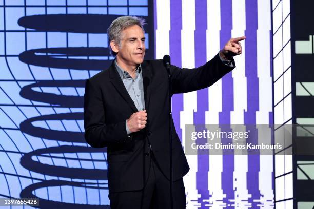 Ben Stiller speaks onstage at the 26th Annual Webby Awards on May 16, 2022 in New York City.