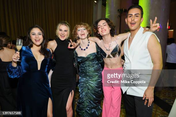 Sheila Houlahan, Sarah Parsons, Abbie Garretson, Javier Gomez and Will Larkins attends the 26th Annual Webby Awards on May 16, 2022 in New York City.