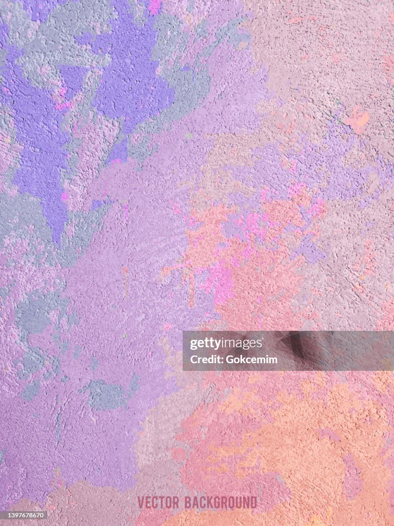 Gray and White Concrete Abstract Wall Texture. Grunge Vector Background. Full Frame Cement Surface Grunge Texture Background