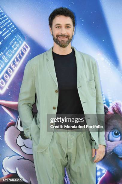 Italian actor Raoul Bova during the photocall for the presentation of the animated Disney film Chip 'n' Dale: Rescue Rangers. Rome , May 16th, 2022