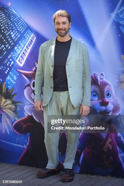 Italian actor Raoul Bova attends a photocall for the movie Chip 'n' Dale: Rescue Rangers, at Villa Borghese. Rome , May 16th, 2022 photo by Rocco...
