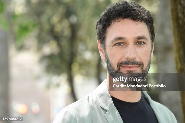 Italian actor Raoul Bova during the photocall for the presentation of the animated Disney film Chip 'n' Dale: Rescue Rangers. Rome , May 16th, 2022