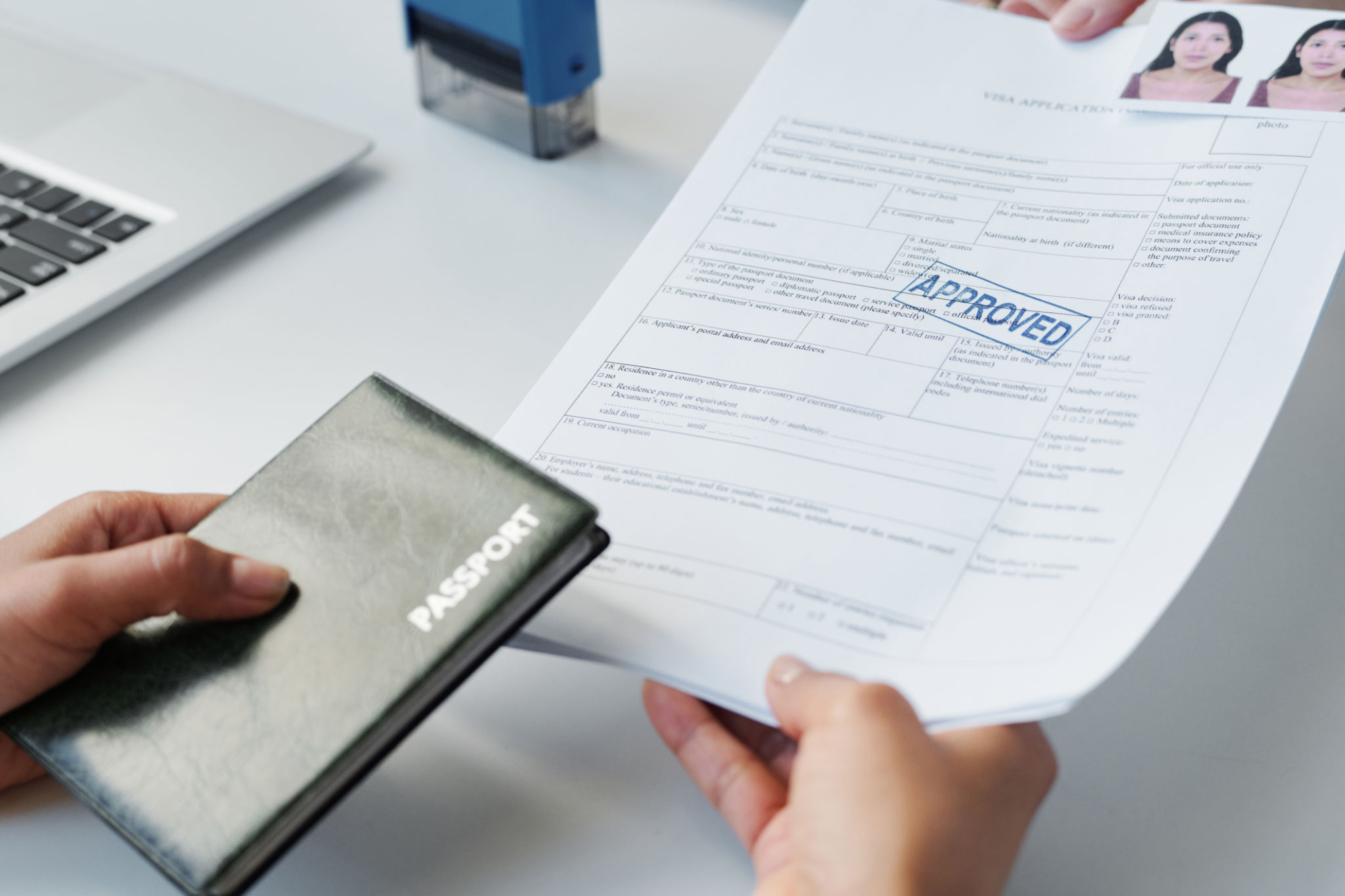 family visa paperwork