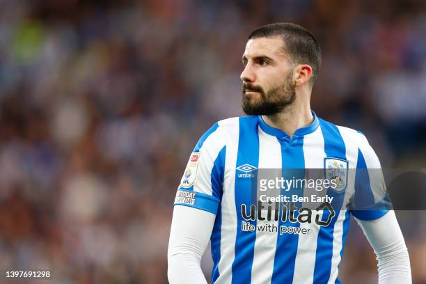 Pipa of Huddersfield Town during the Sky Bet Championship Play-Off Semi Final 2nd Leg match between Huddersfield Town1 and Luton Town at John Smith's...