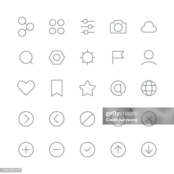 user interface icons - system update 3d stock illustrations