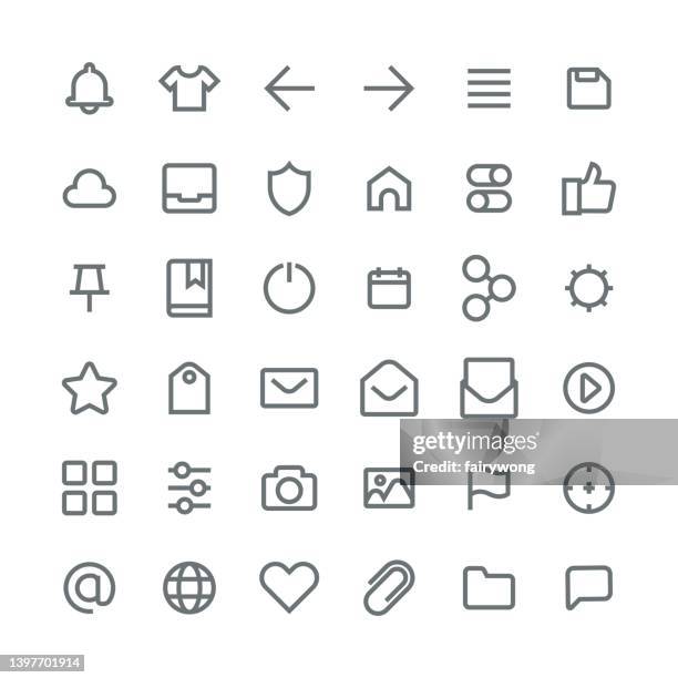 user interface icons - sharing earbuds stock illustrations