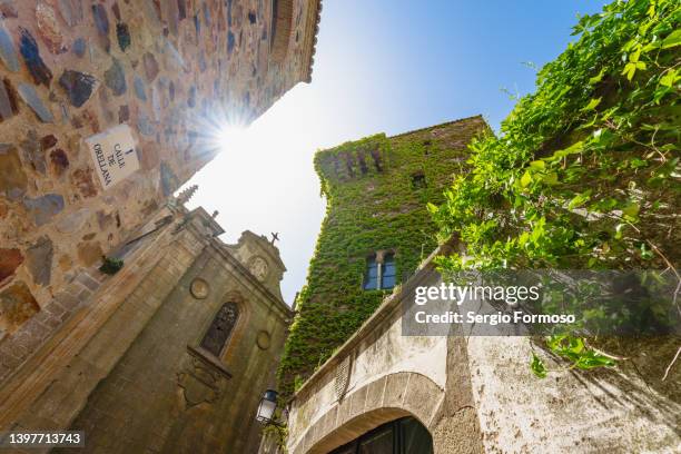 picturesque view of caceres - cáceres bildbanksfoton och bilder