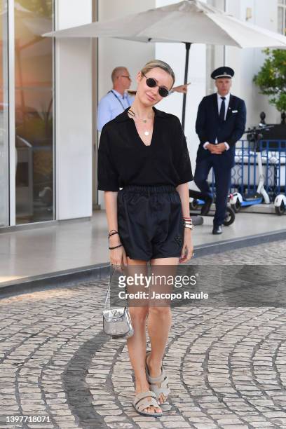 Nataly Osmann is seen during the 75th annual Cannes film festival at on May 17, 2022 in Cannes, France.