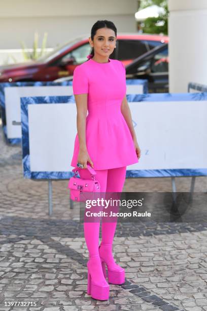 Masoom Minawala Mehta is seen during the 75th annual Cannes film festival at on May 17, 2022 in Cannes, France.