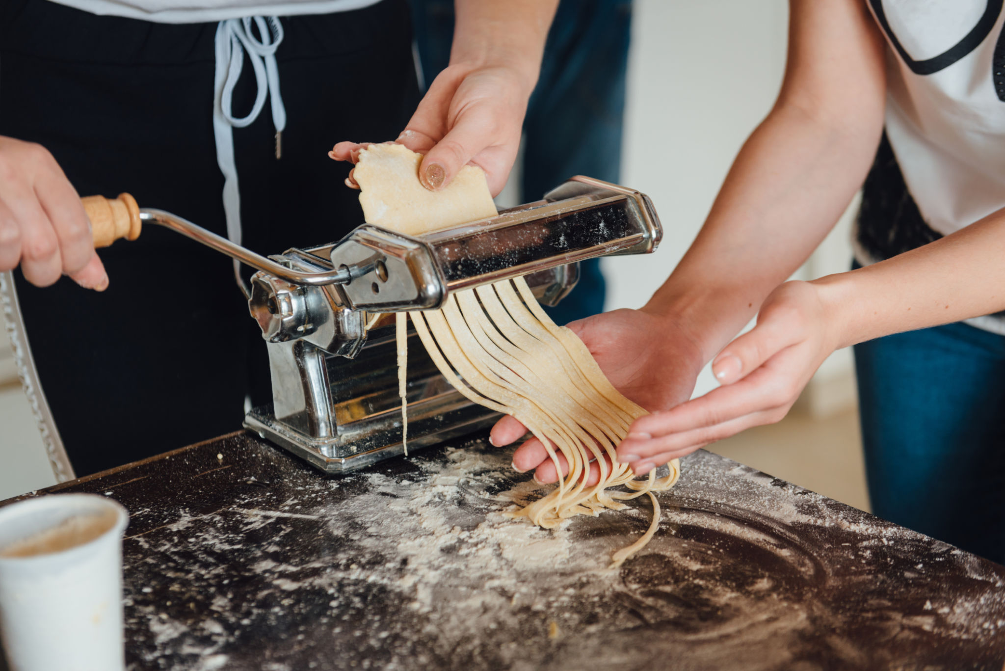 traditional pasta making