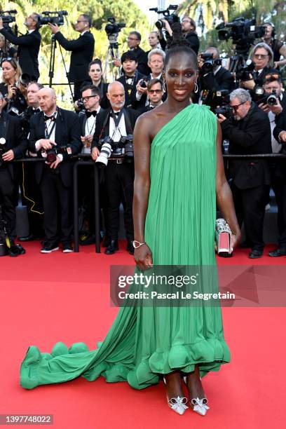 Eye Haidara attends the screening of "Final Cut " and opening ceremony red carpet for the 75th annual Cannes film festival at Palais des Festivals on...