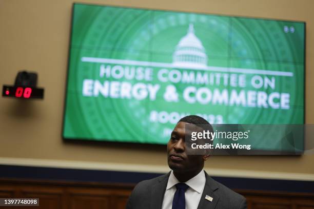 Environmental Protection Agency Administrator Michael Regan testifies during a hearing before the Environment and Climate Change Subcommittee of...