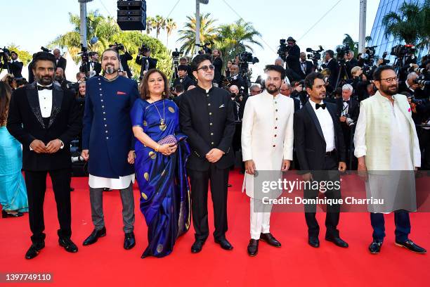 Madhavan, Ricky Kej, Vani Tripathi, Prasoon Joshi, Anurag Thakur, Nawazuddin Siddiqui and Shekhar Kapur attends the screening of "Final Cut " and...