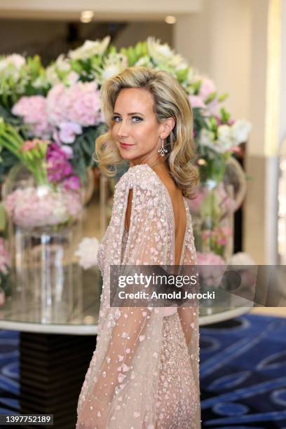 Lady Victoria Hervey is seen at the Martinez Hotel during the 75th annual Cannes film festival on May 17, 2022 in Cannes, France.