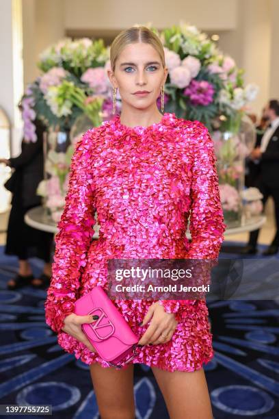 Caroline Daur is seen at the Martinez Hotel during the 75th annual Cannes film festival at on May 17, 2022 in Cannes, France.