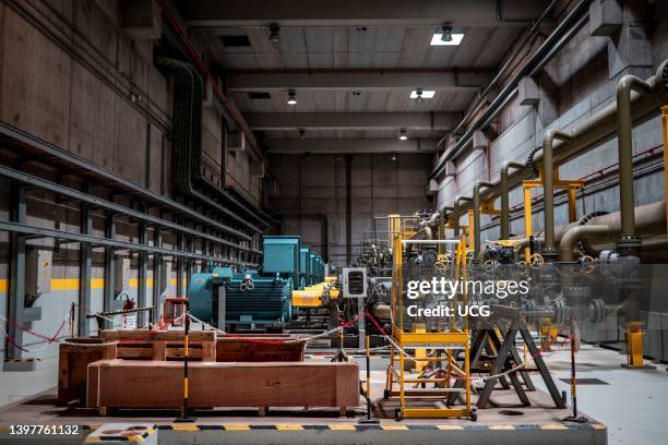 The complex system of the hydroelectric power station of Gorona Del Viento, combining wind, water and electric power, managed to give energy to the...