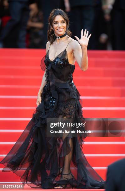 Eva Longoria attends the screening of "Final Cut " and opening ceremony red carpet for the 75th annual Cannes film festival at Palais des Festivals...