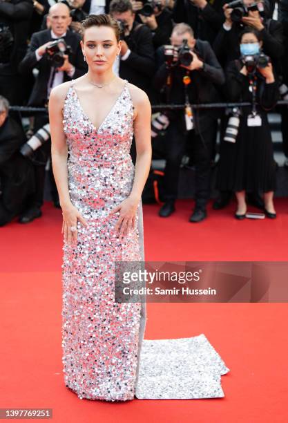 Katherine Langford attends the screening of "Final Cut " and opening ceremony red carpet for the 75th annual Cannes film festival at Palais des...