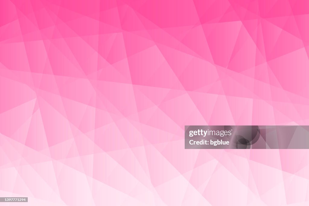 Abstract geometric background - Polygonal mosaic with Pink gradient