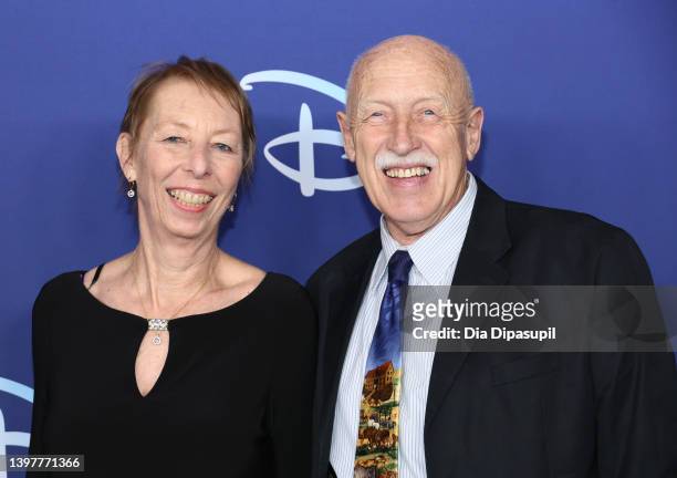 Diane Pol and Jan Pol attend the 2022 ABC Disney Upfront at Basketball City - Pier 36 - South Street on May 17, 2022 in New York City.