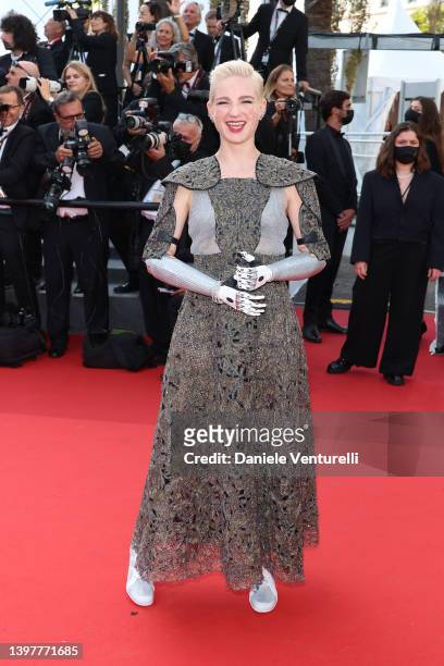 Bebe Vio attends the screening of "Final Cut " and opening ceremony red carpet for the 75th annual Cannes film festival at Palais des Festivals on...
