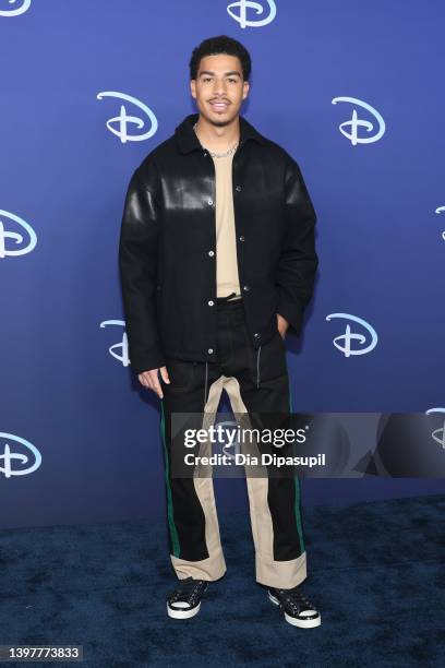 Marcus Scribner attends the 2022 ABC Disney Upfront at Basketball City - Pier 36 - South Street on May 17, 2022 in New York City.