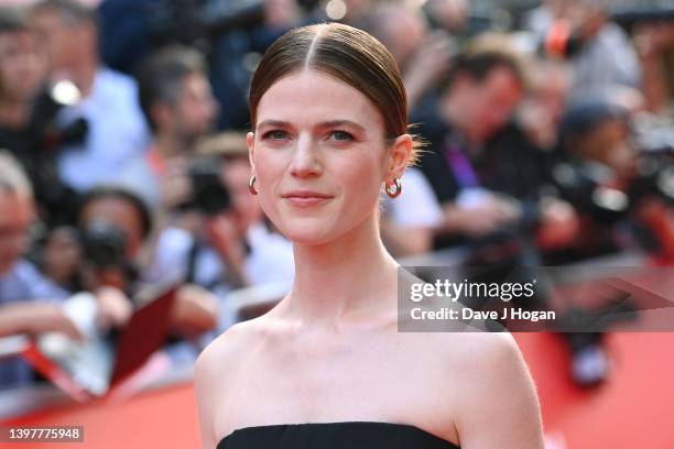 Rose Leslie attends Sky's Up Next event at the Theatre Royal Drury Lane on May 17, 2022 in London, England.