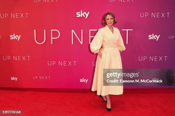 Keeley Hawes attends Sky's Up Next event where the broadcaster unveiled their investment in over 200 original shows for 2022 onwards at Theatre Royal...