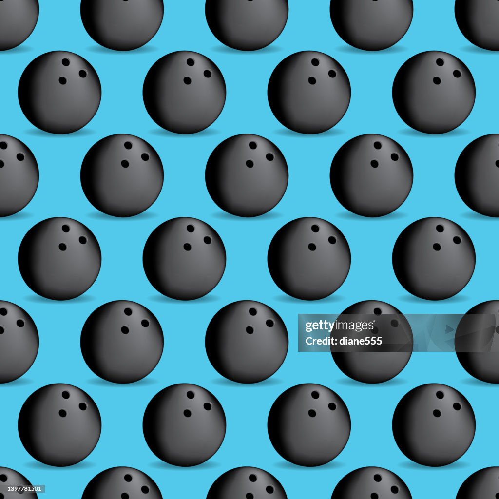 Bowling Moden Pattern Seamless Bowling Repeating Pattern High-Res Vector Graphic - Getty Images