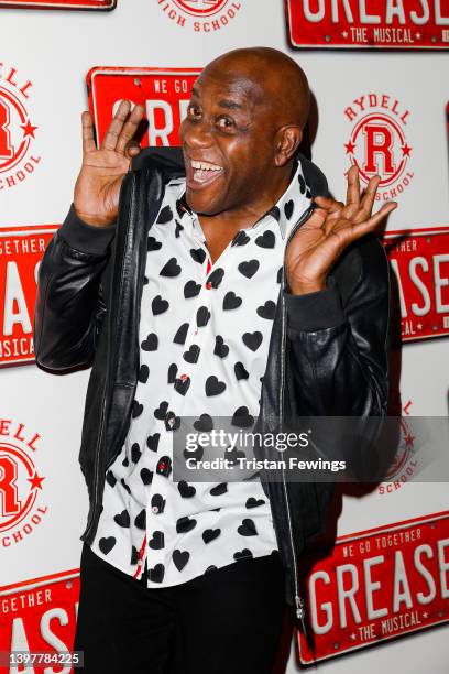 Ainsley Harriott attends the "Grease" press night at Dominion Theatre on May 17, 2022 in London, England.