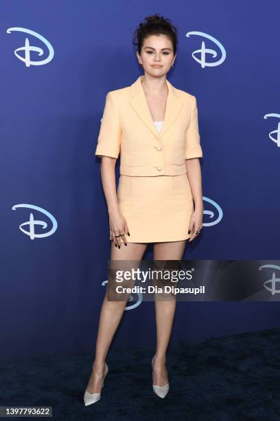 Selena Gomez attends the 2022 ABC Disney Upfront at Basketball City - Pier 36 - South Street on May 17, 2022 in New York City.