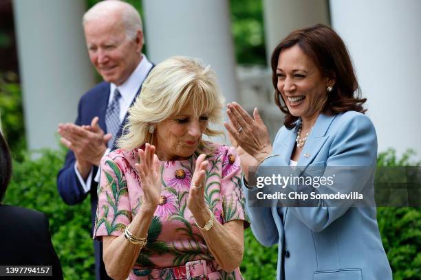 President Joe Biden, first lady Jill Biden and Vice President Kamala Harris host a reception to celebrate Asian American, Native Hawaiian and Pacific...