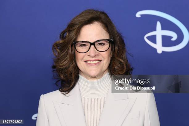 Ally Sheedy attends the 2022 ABC Disney Upfront at Basketball City - Pier 36 - South Street on May 17, 2022 in New York City.