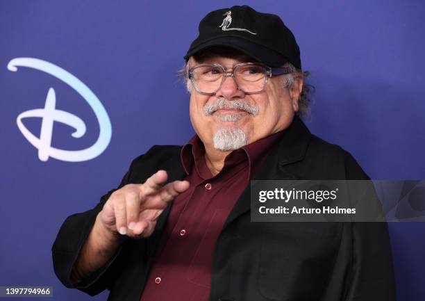 Danny DeVito attends the 2022 ABC Disney Upfront at Basketball City - Pier 36 - South Street on May 17, 2022 in New York City.