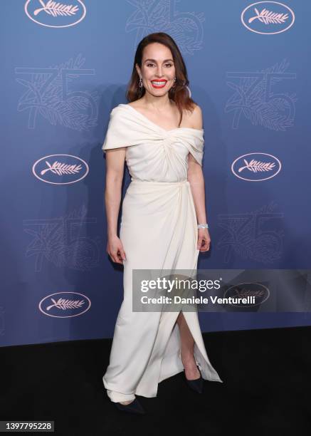 Noomi Rapace attends the opening ceremony gala dinner for the 75th annual Cannes film festival at Palais des Festivals on May 17, 2022 in Cannes,...