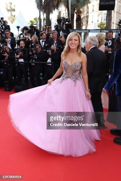 Galina Antonova attends the screening of "Final Cut " and opening ceremony red carpet for the 75th annual Cannes film festival at Palais des...
