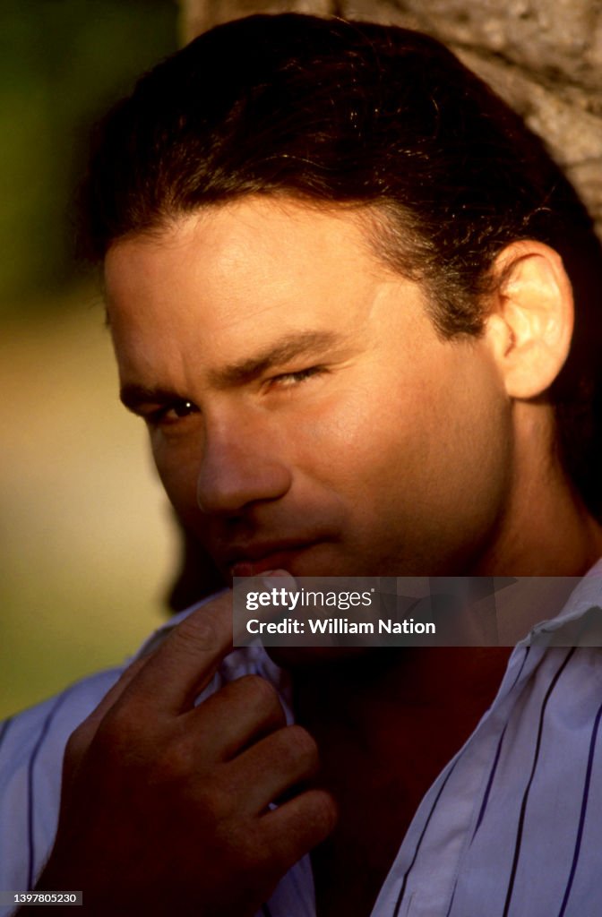 American actor Richard Tyson, poses for a portrait on August 28, 1991