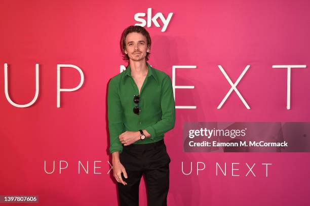 Joe Sugg attends Sky's Up Next event where the broadcaster unveiled their investment in over 200 original shows for 2022 onwards at Theatre Royal on...