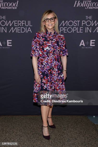 Dawn Ostroff attends The Hollywood Reporter Most Powerful People In Media Presented By A&E at The Pool on May 17, 2022 in New York City.