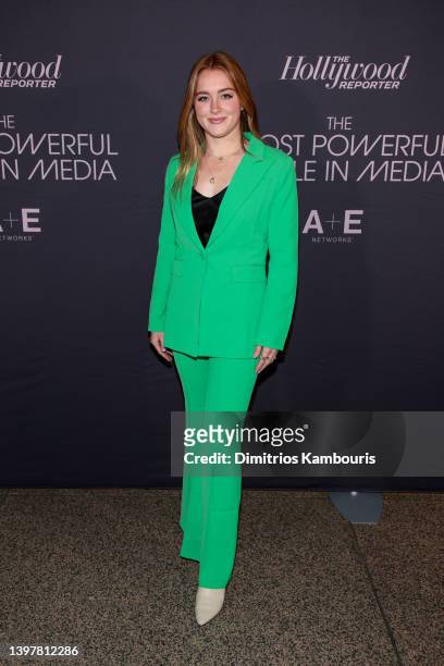 Rowan Francis Henchy attends The Hollywood Reporter Most Powerful People In Media Presented By A&E at The Pool on May 17, 2022 in New York City.