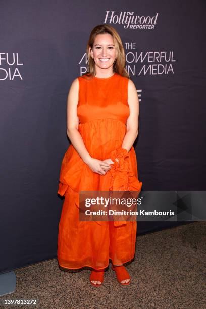 Katy Tur attends The Hollywood Reporter Most Powerful People In Media Presented By A&E at The Pool on May 17, 2022 in New York City.