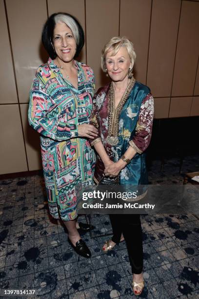 Tammy Haddad and Tina Brown attends The Hollywood Reporter Most Powerful People In Media Presented By A&E at The Pool on May 17, 2022 in New York...