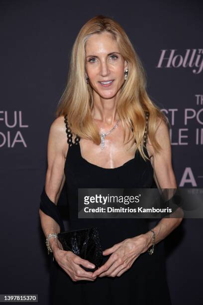 Ann Coulter attends The Hollywood Reporter Most Powerful People In Media Presented By A&E at The Pool on May 17, 2022 in New York City.