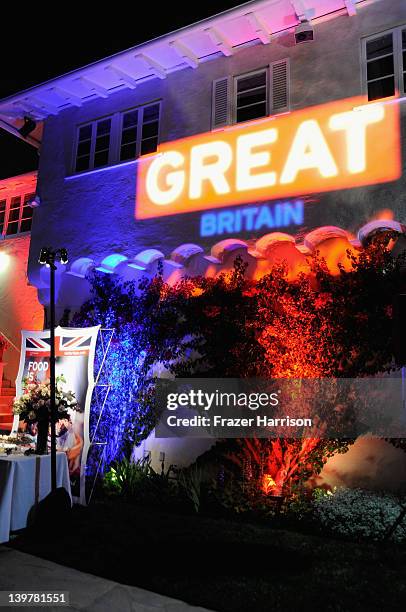 General view of the atmosphere at the GREAT British Film Reception to honor the British nominees of The 84th Annual Academy Awards at the British...