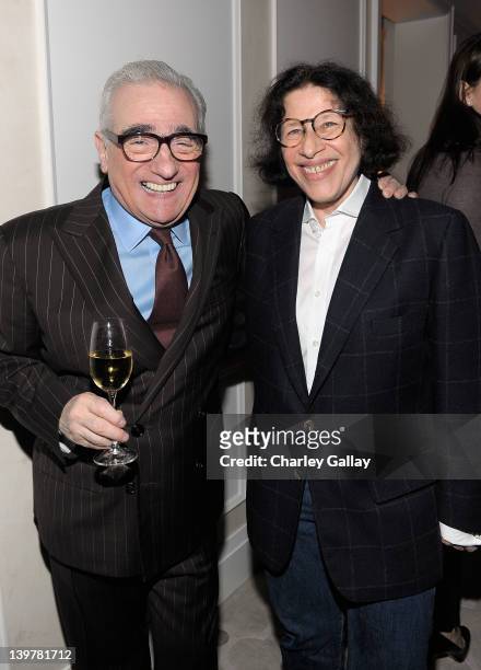 Director Martin Scorsese and Fran Lebowitz attend the Vanity Fair and Richard Mille celebration of Martin Scorsese in support of The Film Foundation...