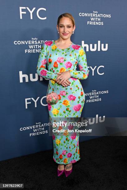 Jemima Kirke attends a Special Screening for Hulu's "Conversations With Friends" at Pacific Design Center on May 17, 2022 in West Hollywood,...